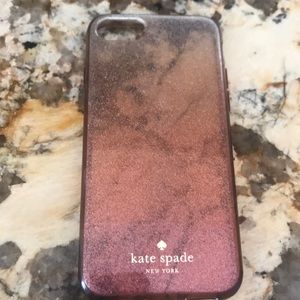 Kate Spade ♠️ beautiful pink sparkle I phone 6